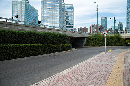 马路风景建筑结构高层建筑办公大楼北京城市建筑背景