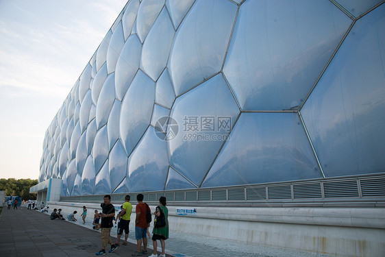 北京游泳中心水立方内景图片