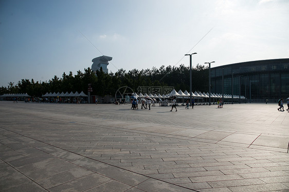 空旷旅行旅行者北京奥体中心图片