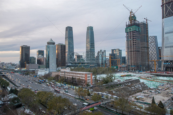 北京市区的城市建筑和高楼图片