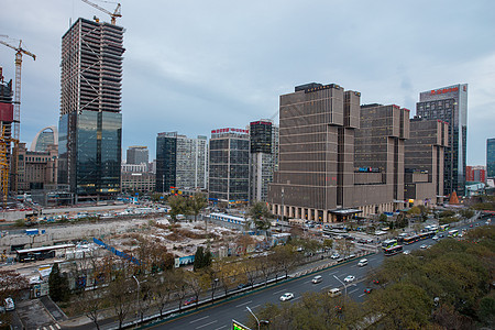 北京市区的城市建筑和高楼图片