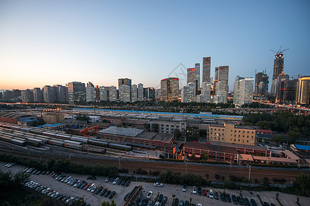 北京市区的城市建筑和高楼图片