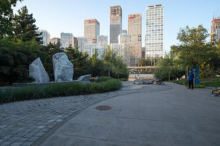 北京市区的城市建筑和高楼图片