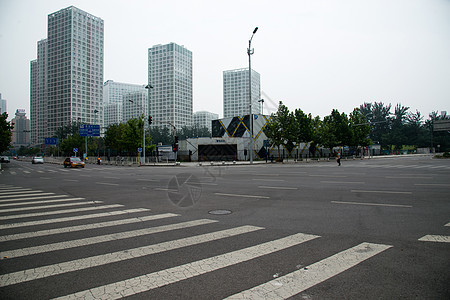 旅游胜地人行横道无人北京城市建筑图片