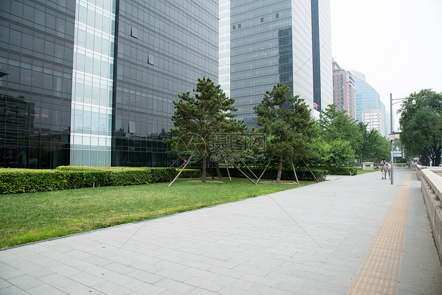 北京城市建筑和道路图片