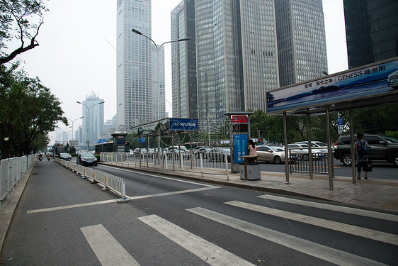 北京城市建筑和道路图片