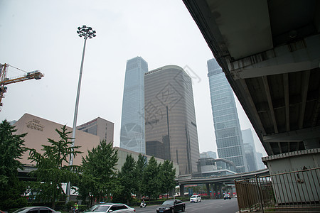 北京城市建筑和道路图片