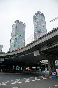 北京城市建筑和道路图片