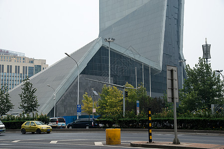 合肥电视台宏伟北京城市建筑背景