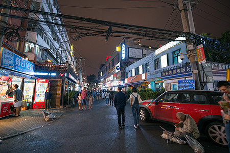 北京城市商场和街道图片