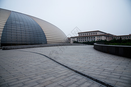 都市风景城市发展北京大剧院图片