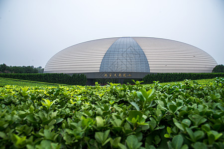 旅游胜地树首都北京大剧院图片