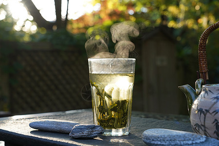 别墅玻璃制品户外茶杯图片