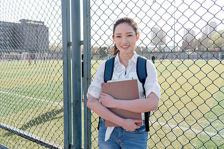 休闲活动校园梦想青年女大学生图片