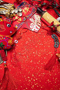 传统节日传统装饰品新年静物图片