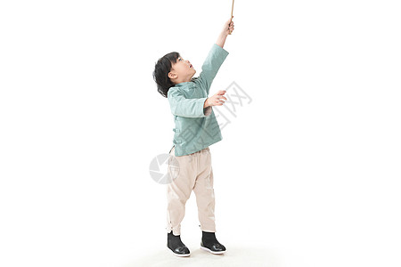水平构图童年文化可爱的的小男孩在玩耍图片