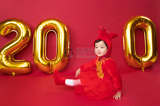 吉祥天真2020年可爱的小朋友过新年图片