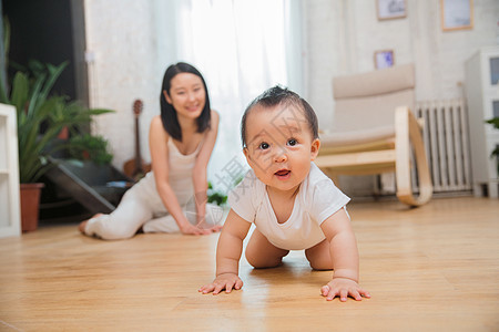 生长享乐母女妈妈和宝宝背景图片