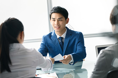 资源交流商务人士办公室接待背景