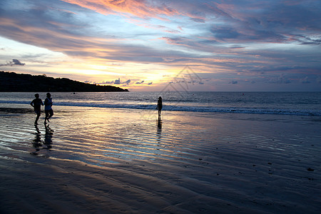 海滩海浪国际著名景点巴厘岛海景图片