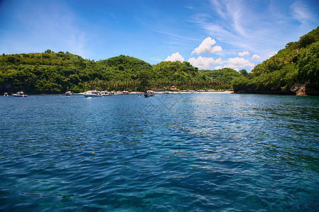 游艇码头旅游旅行水巴厘岛海景背景