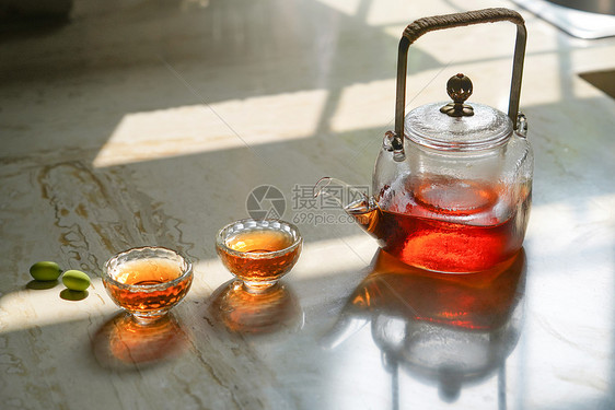 传统文化玻璃茶具图片