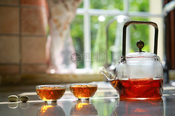 季节温馨家园房屋玻璃茶具图片