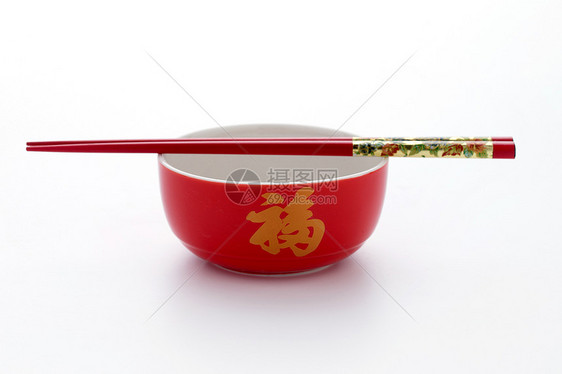 东方瓷器彩色图片碗和筷子图片