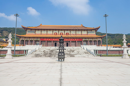 佛教祈祷江苏省无锡灵山风景区背景