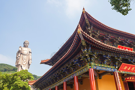 佛烟江苏省无锡灵山大佛背景