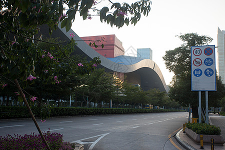 深圳风景广东省深圳城市建筑背景