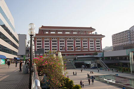 深圳风景广东省深圳城市建筑背景