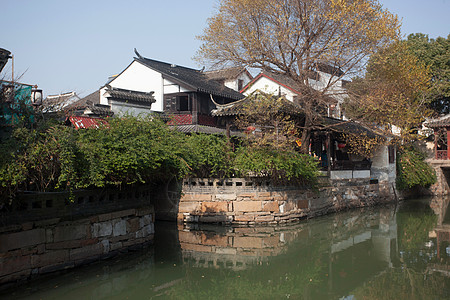 水溪江苏无锡景区风景背景