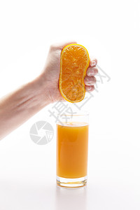 自制新鲜橙汁图片