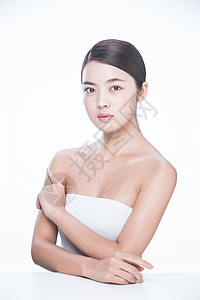 仅一个青年女人东亚仅一个人青年女人妆面肖像图片