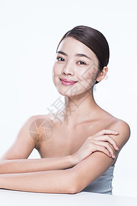 护肤垂直构图仅一个人青年女人妆面肖像图片