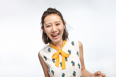幸福女亚洲人漂亮的年轻女孩图片