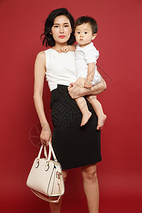 时尚妈妈和宝宝图片