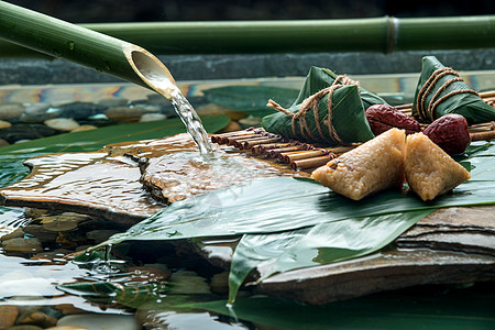 端午传统节日美食肉粽图片