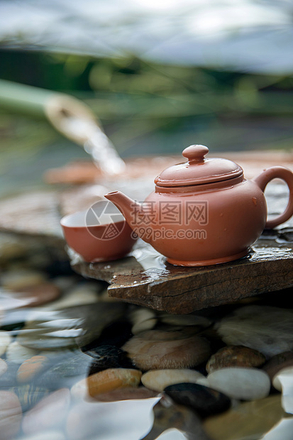 岩石茶杯饮料茶壶图片