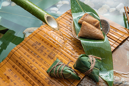 食品美味营养粽子图片