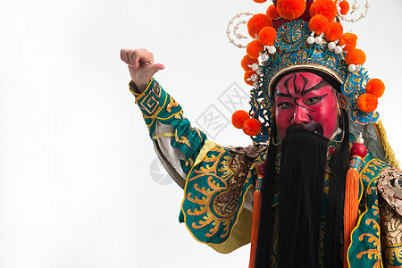 红色室内表演艺术活动传统古服装京剧背景