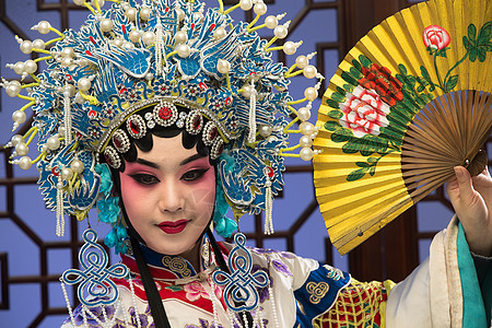 传统服装水平构图艺术文化和娱乐京剧图片