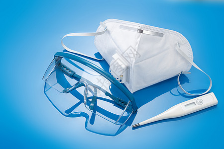 疫情防护口罩和护目镜和护目镜图片