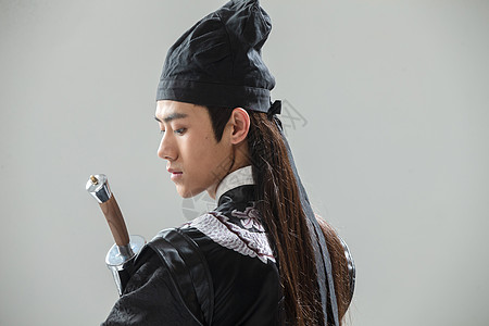 刀武侠帽子功夫东方人江湖侠客背景