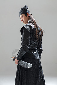 古代装扮东方人江湖侠客图片素材