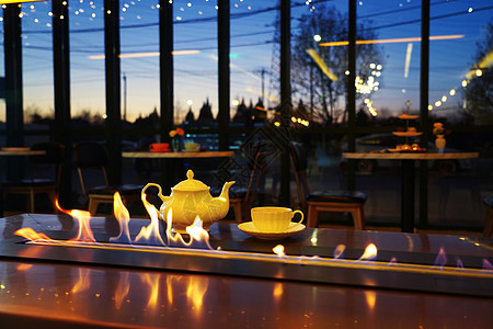 热情茶壶灯光餐厅图片