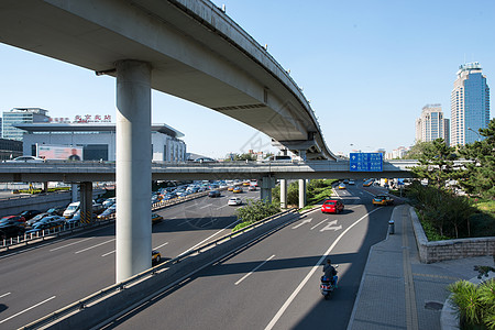 柱子建造北京西直门建筑群图片