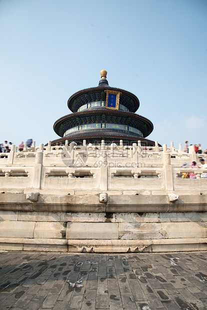砖地环境首都北京天坛祈年殿图片