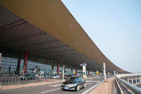 北京首都国际机场大厅背景